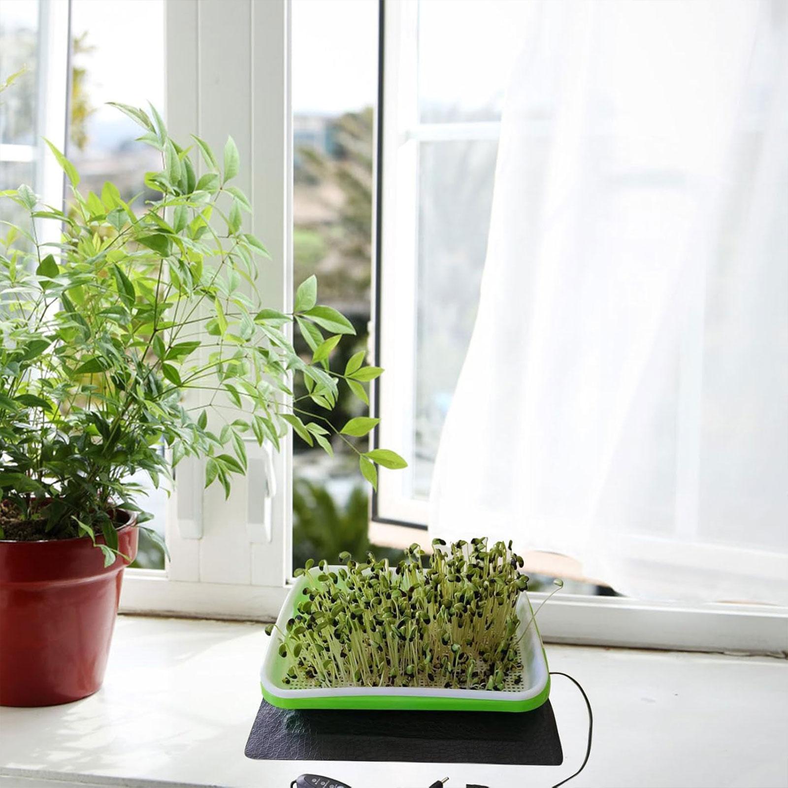 Seedling Heat Mat - แผ่นทำความร้อนสำหรับเพาะเมล็ดแบบไฮโดรโปนิกส์ กันน้ำ ปรับอุณหภูมิได้ สำหรับปลูกในร่ม