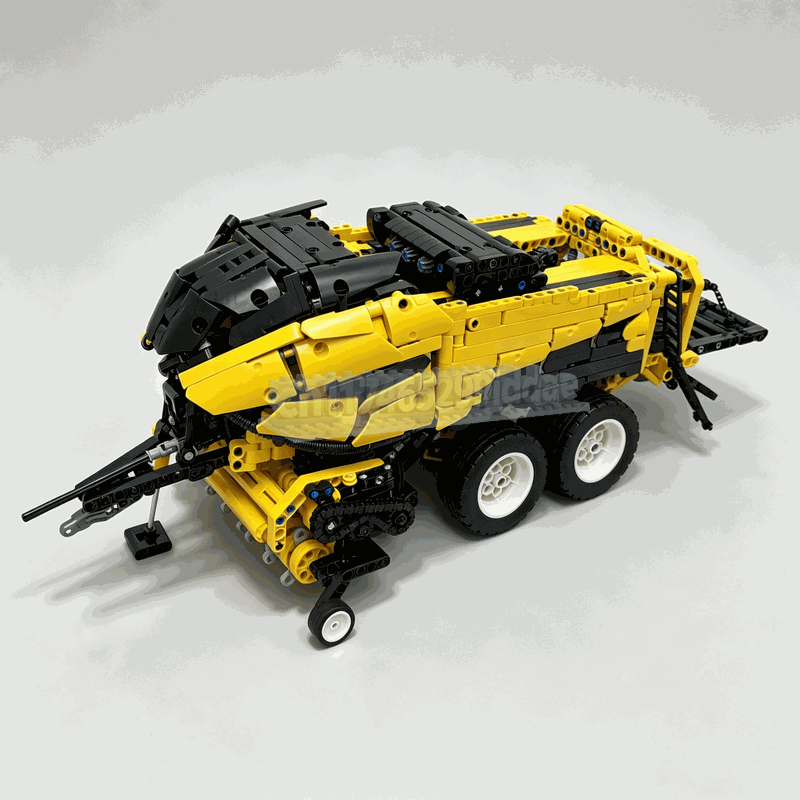 Agriculture Farming Education - 2059 ชิ้น บิ๊กเบลเลอร์ เครื่องอัดฟางสี่เหลี่ยม เครื่องจักรการเกษตร MOC