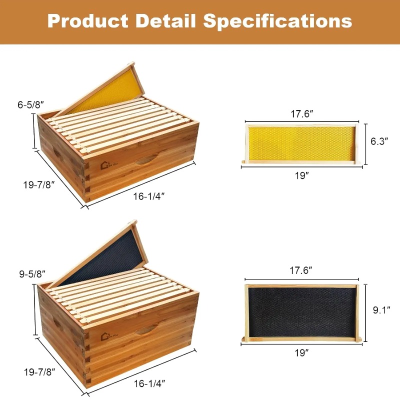 ชุดรังผึ้งสำเร็จรูป 10 เฟรม พร - Beehive Frame Wax บทวิจารณ์และราคา