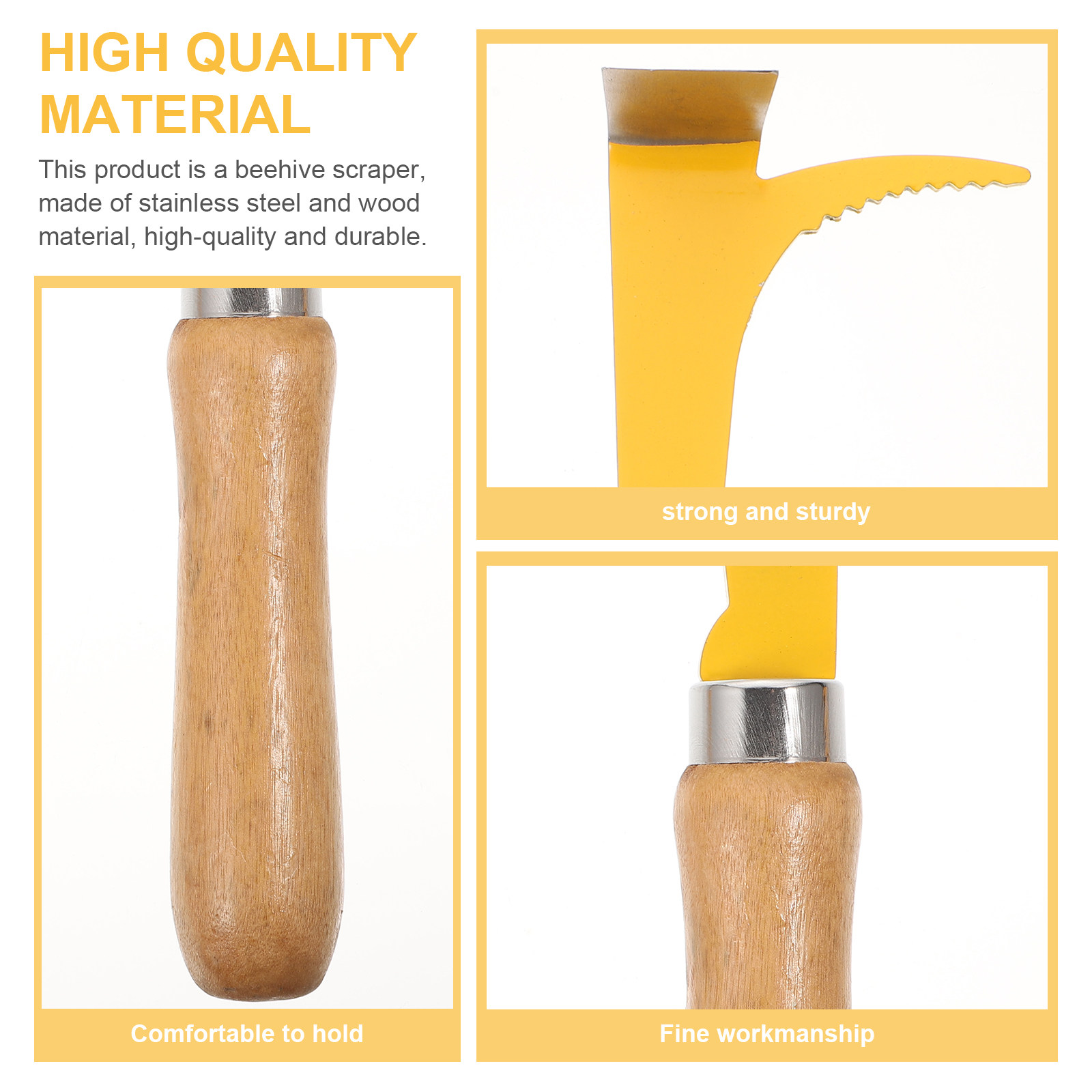 2 ชิ้น ที่ขูดรังผึ้งด้ามไม้ สแ - Beehive Frame Wax บทวิจารณ์และราคา