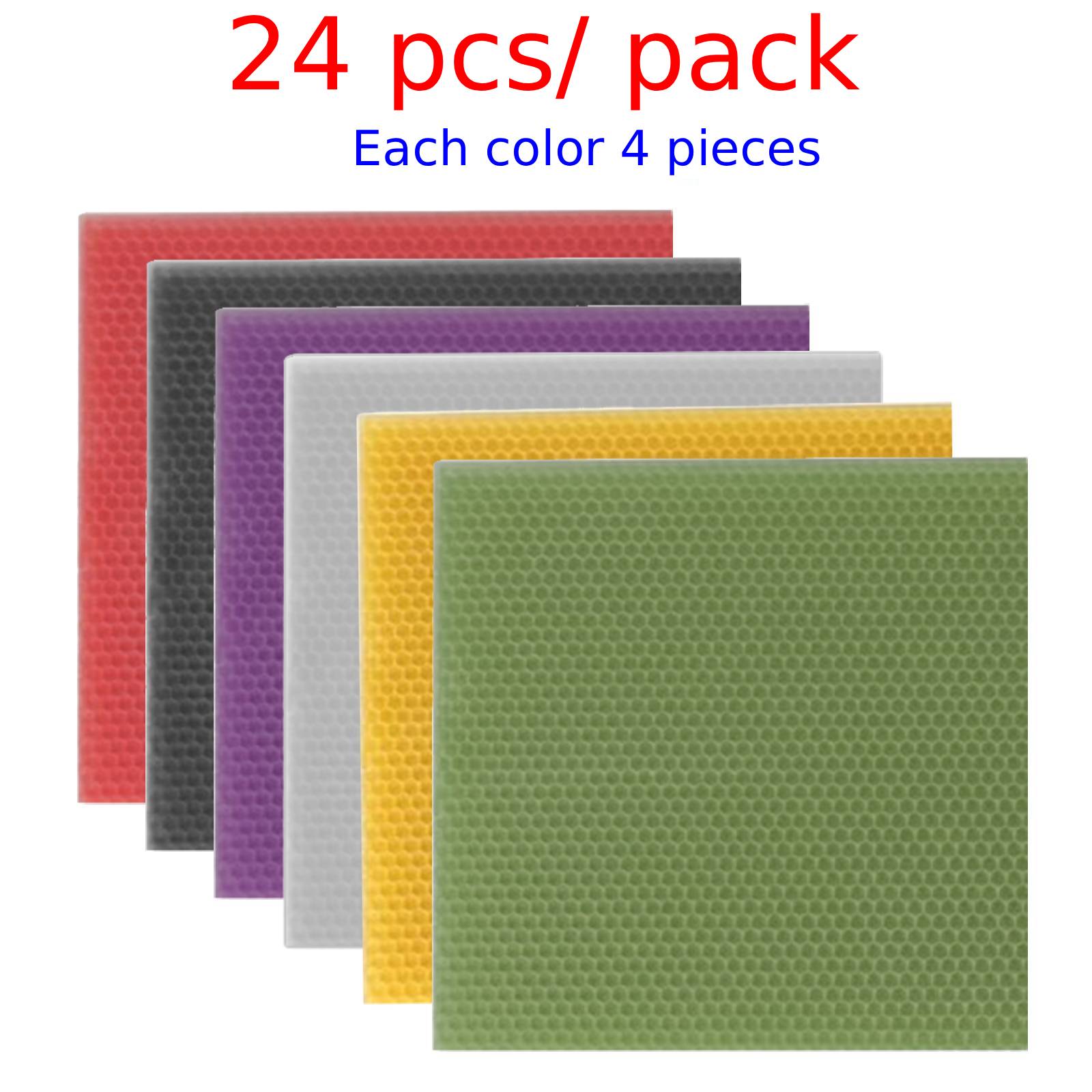 แผ่นขี้ผึ้งรังผึ้งหลากสี 24 ชิ - Beehive Frame Wax บทวิจารณ์และราคา
