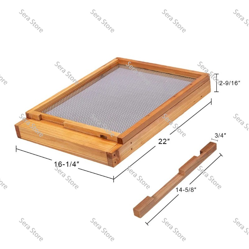โครงสร้างรังผึ้งสิบชิ้นถูกออกแ - Beehive Frame Wax บทวิจารณ์และราคา