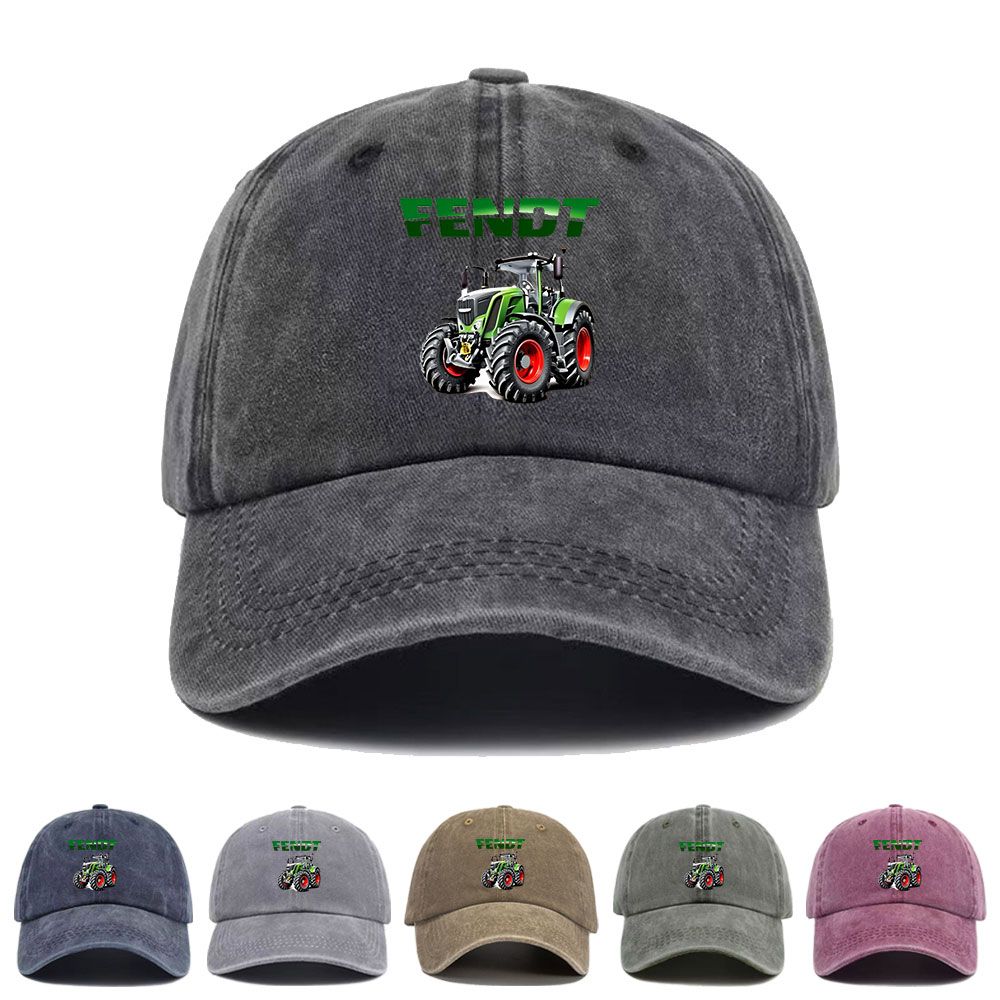 หมวกเบสบอลวินเทจลายพิมพ์รถแทรก - Agriculture Farming Hats บทวิจารณ์และราคา