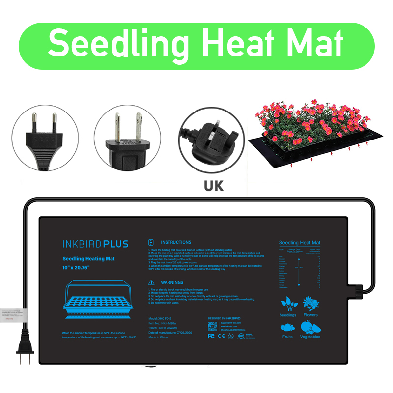 20.75X10ซม.EU/US/UK/AU ปลั๊กต้ - Seedling Heat Mat บทวิจารณ์และราคา